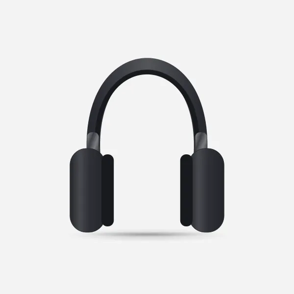 AirPods Max (USB-C) in Midnight, front view