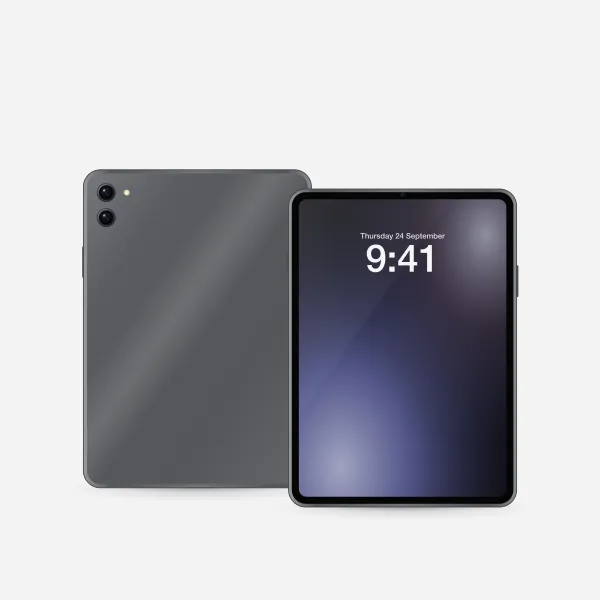 Galaxy Tab S10 FE in Gray, front view