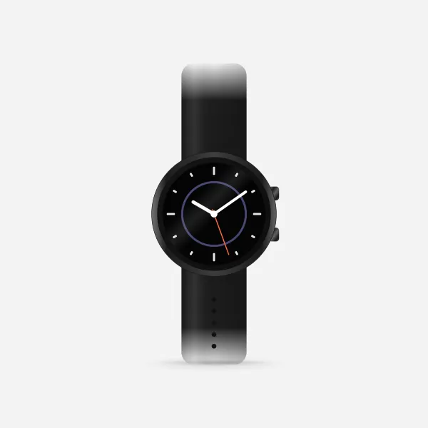 Galaxy Watch 8 Classic in Black, front view