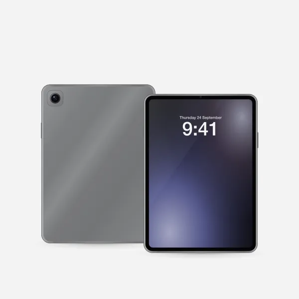 iPad Air 11″ (M4) in Space Grey, front view