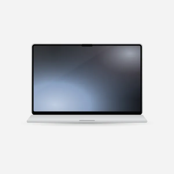 MacBook Neo in Silver, front view