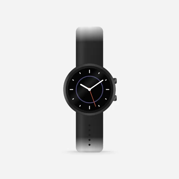 Pixel Watch 5 in Obsidian, front view