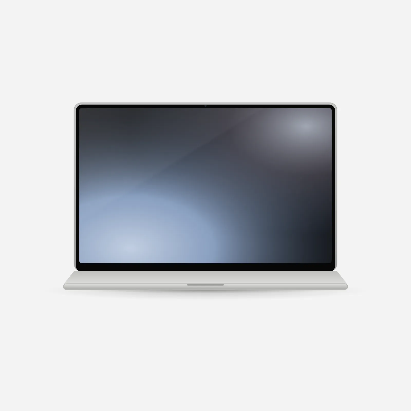 Surface Laptop 7 in Platinum, front view